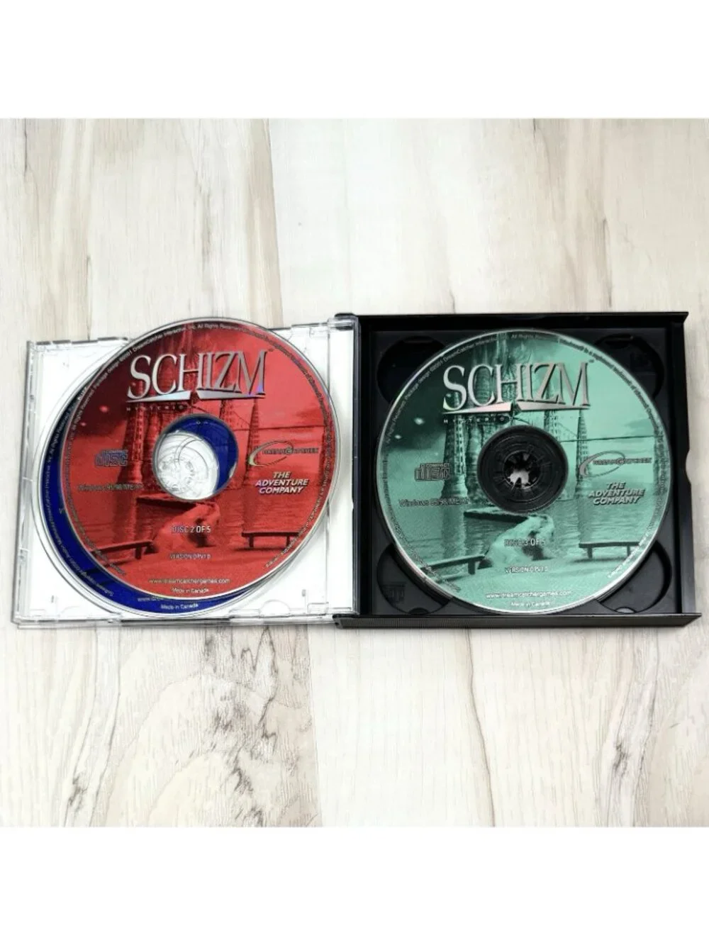 VTG Lot 3 PC CD-Rom Video Games B Sokal Syberia Schizm Sid Meier's Civilization
